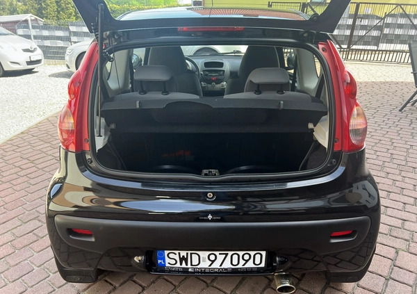 Peugeot 107 cena 11500 przebieg: 72000, rok produkcji 2007 z Rydułtowy małe 529